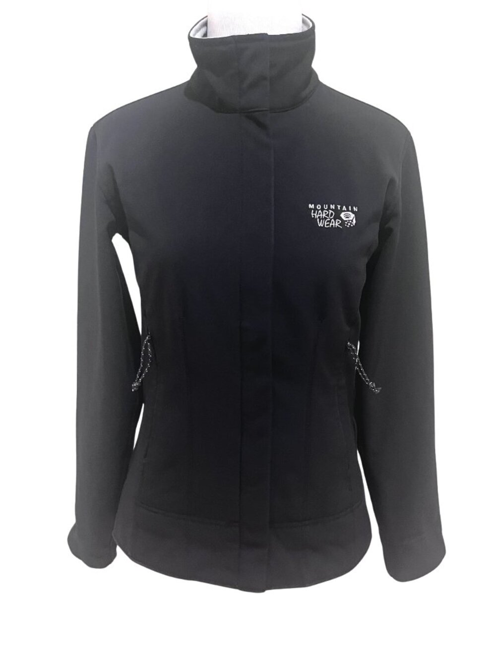 Mountain Hardwear | XS | Women's Full-Zip Black Softshell Tech Jacket Coat